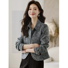 批发小香风外套2025新款女装早秋款贵夫人<b class='q'>品牌</b>洋气时尚时髦高档短上衣