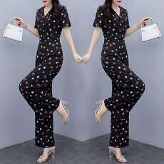 批发2026新款高端独特<b class='q'>连衣</b><b class='q'>裤</b>超好看气质女神范时尚绿色连体<b class='q'>裤</b>子女夏季