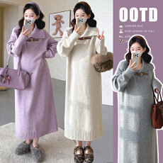 批发实拍现现~2025秋冬套装<b class='q'>韩版</b>时尚宽松翻领加厚高级感简约连衣裙