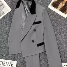 批发小西服上衣2026<b class='q'>新款</b>休闲米白色短款西装<b class='q'>外套</b>女春夏款高级感小个子