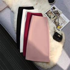 批发2026小个子<b class='q'>新款</b>春秋夏季通勤高腰裙子西装一步半身裙开叉气质