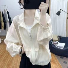 批发夏装轻薄立领防晒衫女2026新款韩系宽松透气防紫外线开衫<b class='q'>上衣</b><b class='q'>外套</b>