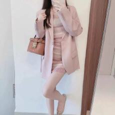 批发粉色<b class='q'>小西装</b>外套女2026早春秋季<b class='q'>新款</b>韩系小个子高级感休闲短款西服