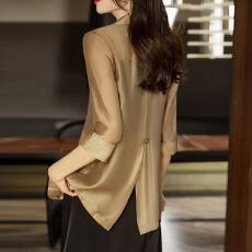 批发小西装女夏装新款<b class='q'>韩版</b>七分袖防晒衣风衣薄款外套休闲小西服上衣