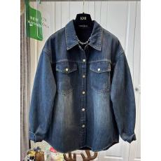 批发设计衬衫<b class='q'>牛仔</b>衬<b class='q'>衣外套</b>冬季港风宽松复古休闲上衣