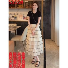 批发LIUYI人间COCO～夏季精致小香风针织拼接蛋糕裙<b class='q'>连衣裙</b>