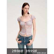 批发Dotyears <b class='q'>森林</b>私语系列-浅色<b class='q'>系</b>蕾丝拼接串珠设计开衫