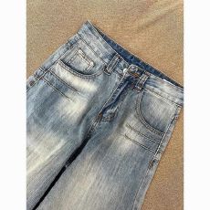 批发辣妹宽松高街<b class='q'>牛仔裤</b>女时尚个性显瘦直筒阔腿长裤子