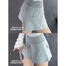 批发波点包臀运动短裤女夏季2026<b class='q'>新款</b>高腰显瘦小个子a字外穿辣妹热裤