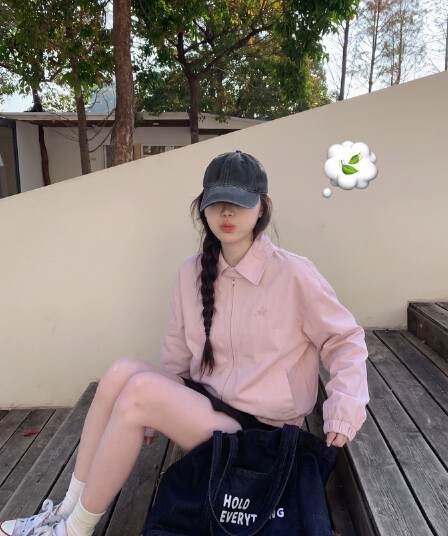 고급 센스 핑크색 워크웨어 재킷 여성 코트 이른 가을 새로운 몸매 가꾸기 슬림해 보이는 폴로 칼라 재킷 맨위