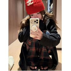 批发美式复古格子裤女秋季2026新款撞色拼接腰小个子宽松慵懒风阔腿裤