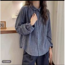 批发2026新韩版 简约百搭创新宽松显瘦上衣单排多扣衬衣