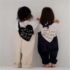 批发韩国ins风儿童爱心包包宝宝外出便携包可爱卡通小包