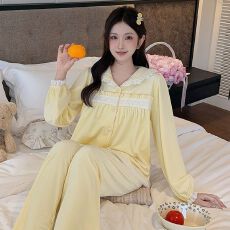 批发<b class='q'>实拍</b>冬季新款加厚海岛绒睡衣女韩版高级轻奢开杉保暖家居服套<b class='q'>装</b>