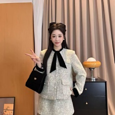 批发青柠<b class='q'>森林</b>NEW  秋冬毛呢羽绒内胆套装 气质温柔森系千金风显瘦