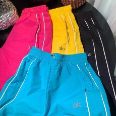 批发夏季薄款多巴胺<b class='q'>糖果</b><b class='q'>色</b>防晒速干透气运动阔腿直筒长裤