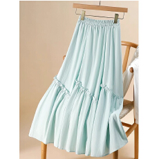 批发轻熟不规则a字中长款半身裙女夏季2026年新款高腰<b class='q'>显瘦</b>木