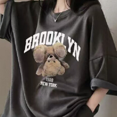 批发美式复古时尚<b class='q'>运动服</b>套装女夏季新款宽松<b class='q'>短袖</b>短裤休闲两件