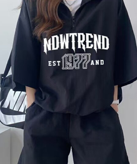 캐주얼 운동복 세트 여성 여름 2026 새로운 반팔 반바지 캠퍼스 바람 귀여운 소녀 실행