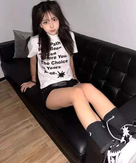 40 230 크 95 면 5 암모니아 Lun 이후 패키지 칼라 긍정적 인 어깨 라운드 넥 프린트 반팔 티셔츠