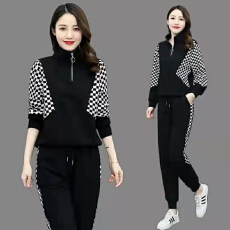 批发2026年时尚<b class='q'>运动服</b>套装女士春季春秋装薄款卫衣宽松<b class='q'>休闲</b>套装