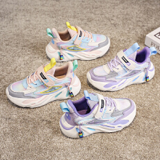 批发2025新款时尚<b class='q'>女童</b>鞋休闲鞋货号