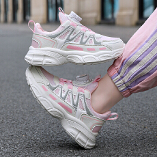 批发2025新款<b class='q'>女童</b>鞋双网运动休闲鞋货号