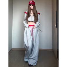 批发运动套装女<b class='q'>秋</b>季学生韩版宽松显瘦时尚网红炸街辣妹穿搭休闲两件套