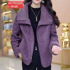 批发官图原版品质高档大码女装轻奢外穿宽松<b class='q'>休闲</b>上衣秋冬新品保暖<b class='q'>外套</b>