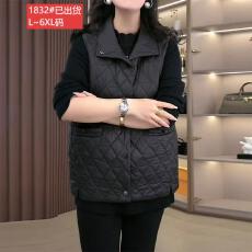 批发官图原版品质高档大码女装轻奢时尚洋气棉服马甲冬季新品<b class='q'>百搭</b>外套