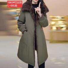 批发官图原版品质高档大码女装轻奢时尚外穿<b class='q'>风衣</b>外套冬季新款显瘦大衣