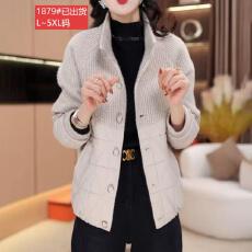 官图原版品质高档大码女装轻奢时尚简约棉衣外套冬季新款宽松棉服