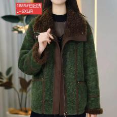 批发官图原版品质高档<b class='q'>大</b>码<b class='q'>女</b>装高质量保暖短<b class='q'>外套</b>遮肉显瘦防寒保暖过冬