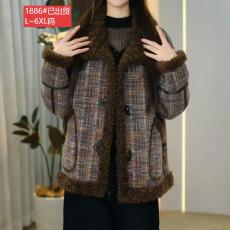 批发官图原版品质高档<b class='q'>大</b>码<b class='q'>女</b>装百搭保暖时尚休闲冬季小香风洋气<b class='q'>外套</b>新