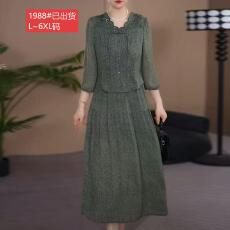 批发官图原版品质<b class='q'>高档</b>大码女装高品质收腰<b class='q'>连衣裙</b>轻奢时尚显瘦休闲百搭