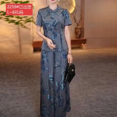 批发官图原版品质高档<b class='q'>大码</b>女装精致外穿国风轻奢套装优雅气质两件套夏