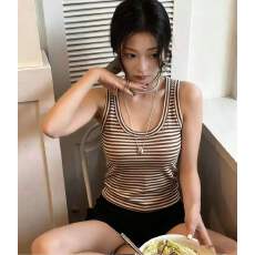 批发新品赛尔轻氧固定杯胸垫美背吊带背心女带胸垫<b class='q'>防走光</b>美背<b class='q'>文胸</b>