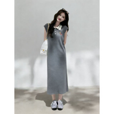 批发法式渐变网纱百褶印花半身裙女夏季新款高腰a字<b class='q'>中长款</b>垂感大摆裙