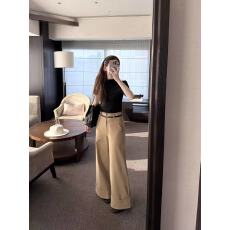 批发东大门春季高腰显瘦极简宽松直筒裤极简松弛版型<b class='q'>休闲</b>裤女配腰带