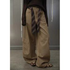 批发东大门女装工装裤女2026春季新款欧货宽松显瘦阔腿慵懒风<b class='q'>休闲</b>长裤