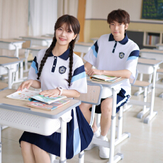 批发实拍<b class='q'>情侣装</b>夏季毕业照学生班服运动套装 套装70