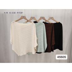 批发<b class='q'>春</b>季新款气质不规则设计感蝙蝠袖