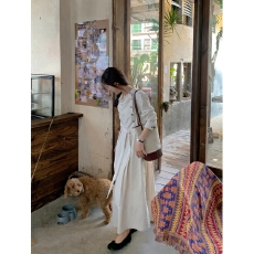 批发切糕自制春风得意小个子女春夏设计感收腰<b class='q'>连衣裙</b>