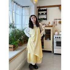 批发实拍实价 百搭长袖T+背心裙+半身裙