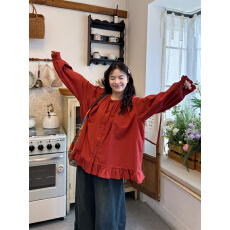 批发实拍实价 宽松长袖衬衫