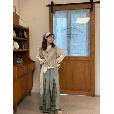 批发实拍实价   复古马甲+内搭+裤子