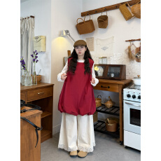 批发实拍  花苞背心裙+长袖内搭+杏花边<b class='q'>裤</b>