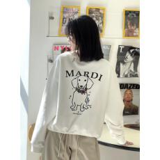 批发韩系圆领休闲松弛感秋冬季加绒卫衣小狗印花ins慵懒感百搭<b class='q'>上衣</b>潮