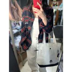 批发美式复古<b class='q'>街头</b>酒红色格子衬衫女春秋新款小众设计感宽松衬衣外套潮