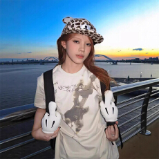 批发美式hiphop<b class='q'>街头</b>纯棉正肩短袖t恤女夏季设计感小众宽松半袖上衣潮